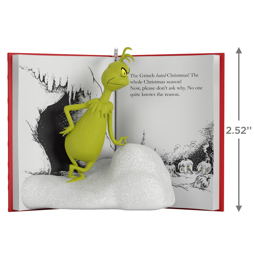 2022 Hallmark Keepsake Ornament - Dr. Seuss's How the Grinch Stole Christmas! A Sour Grinchy Frown