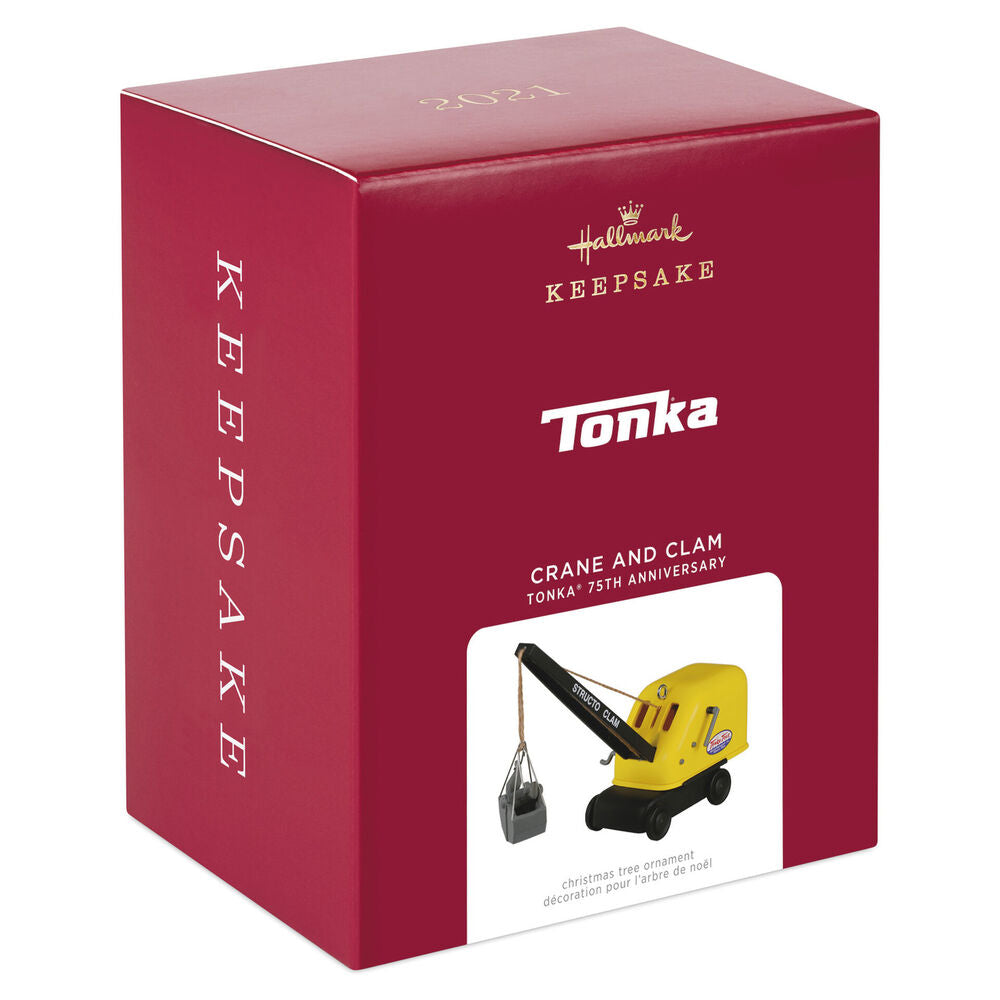 2021 Hallmark Keepsake Ornament - Tonka Crane and Clam 75th Anniversary