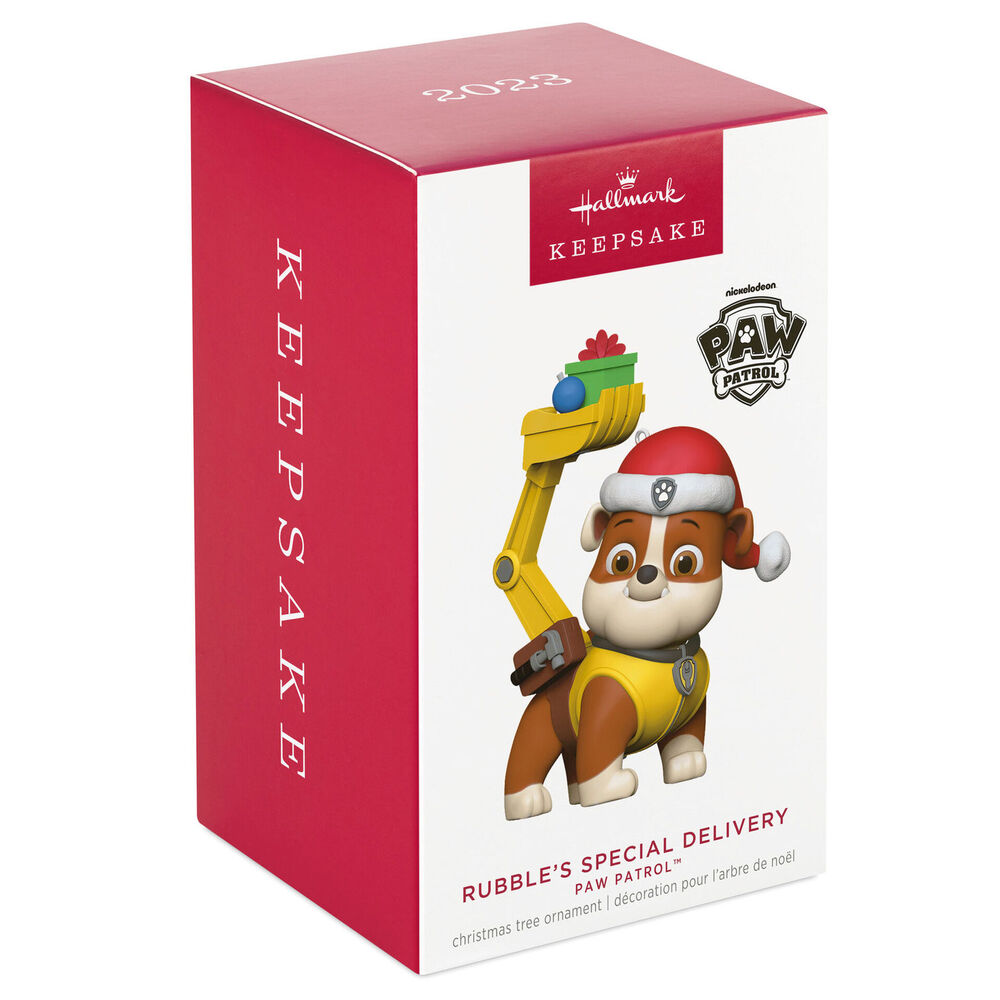 2023 Hallmark Keepsake Ornament - Paw Patrol Rubble's Special Delivery