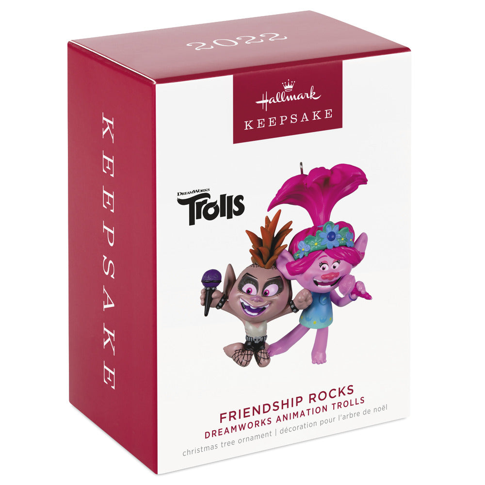 2022 Hallmark Keepsake Ornament - DreamWorks Animation Trolls Friendship Rocks