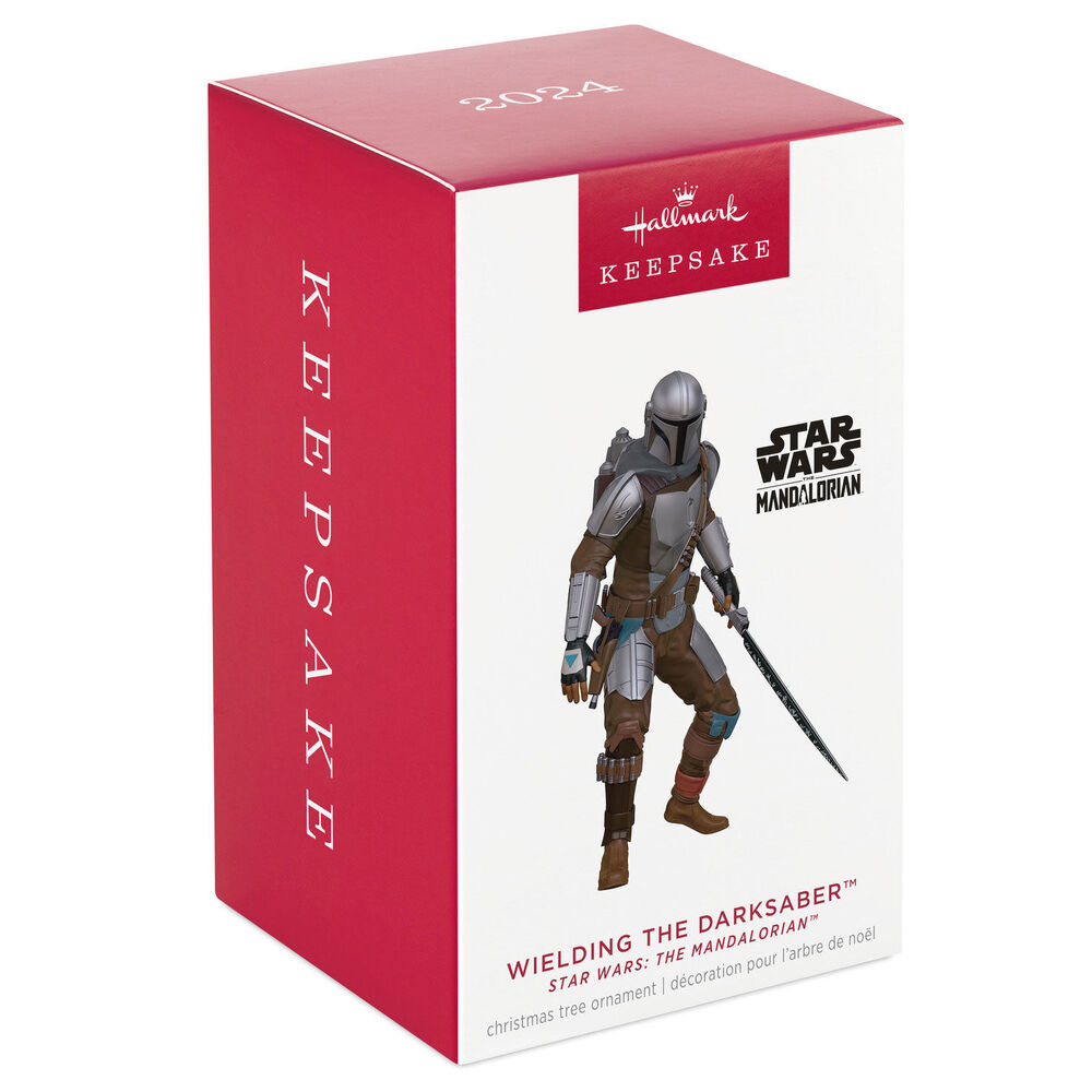2024 Hallmark Keepsake Ornament - Star Wars: The Mandalorian Wielding the Darksaber