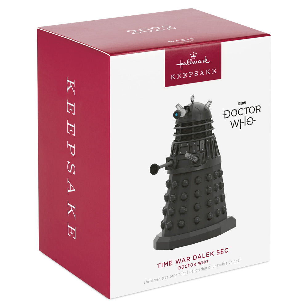 2022 Hallmark Keepsake Ornament - Doctor Who Time War Dalek Sec with Sound
