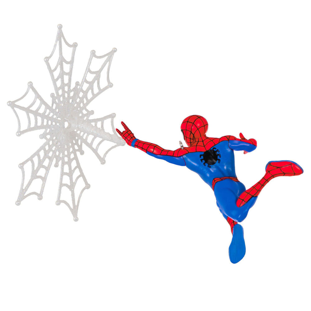 2023 Hallmark Keepsake Ornament - Marvel Spider-Man Spins a Snowflake