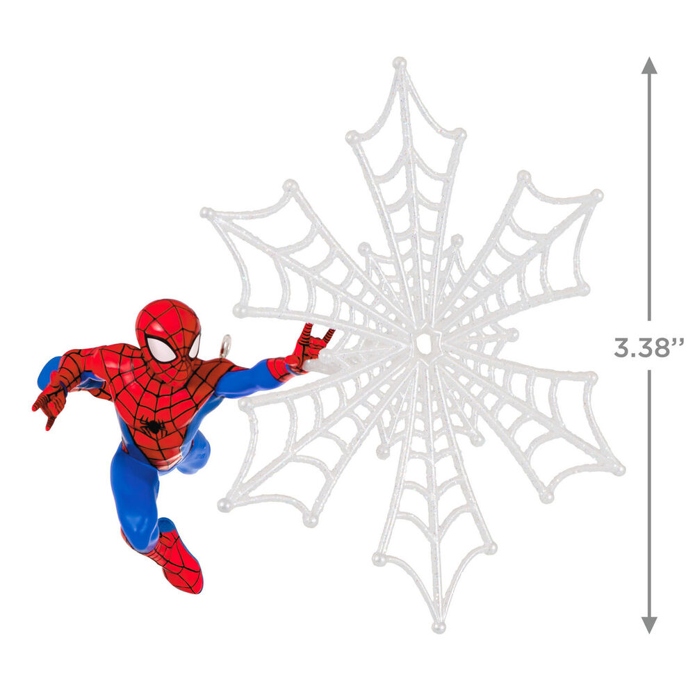 2023 Hallmark Keepsake Ornament - Marvel Spider-Man Spins a Snowflake