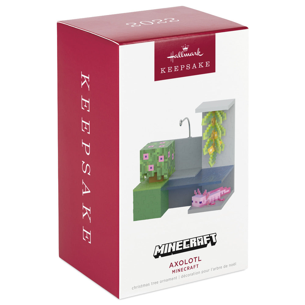 2022 Hallmark Keepsake Ornament - Minecraft Axolotl
