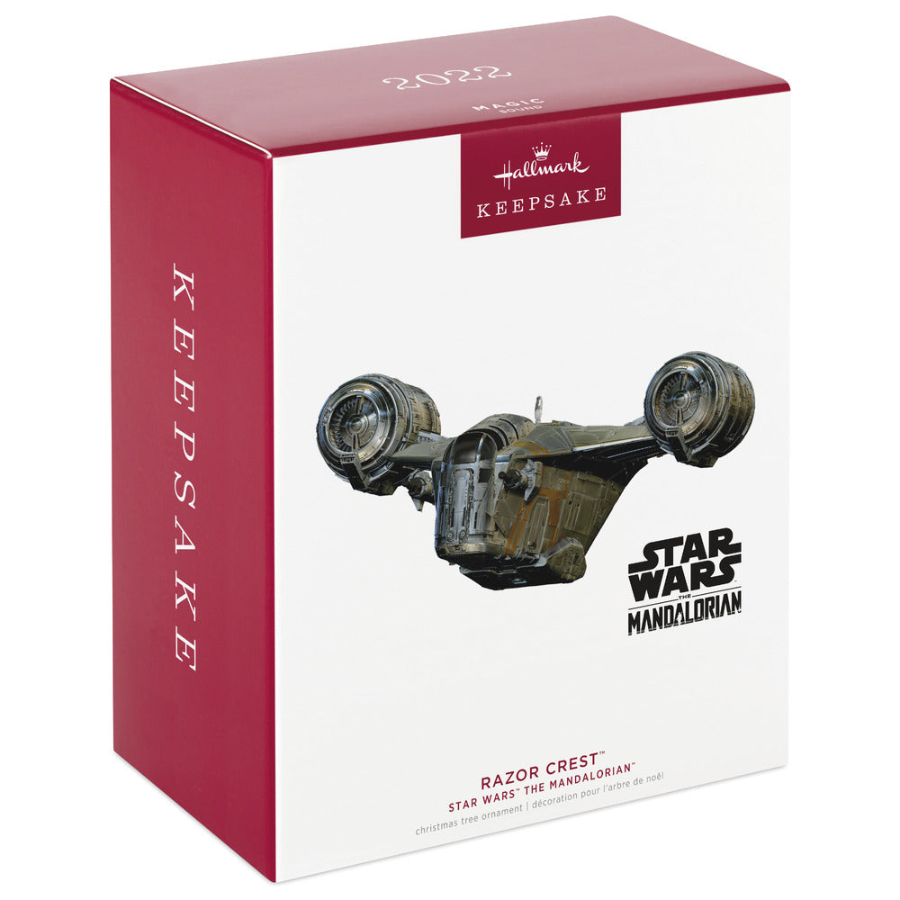 2022 Hallmark Keepsake Ornament - Star Wars: The Mandalorian Razor Crest Musical