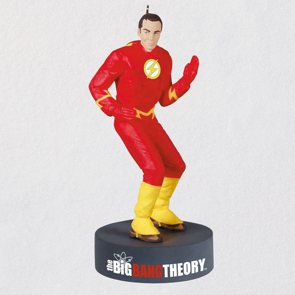 2021 Hallmark Keepsake Ornament - The Big Bang Theory Sheldon Cooper as The Flash with Sound