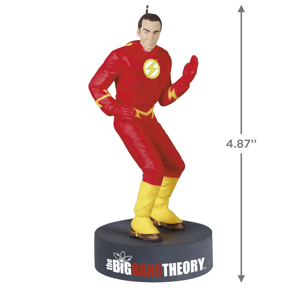 2021 Hallmark Keepsake Ornament - The Big Bang Theory Sheldon Cooper as The Flash with Sound
