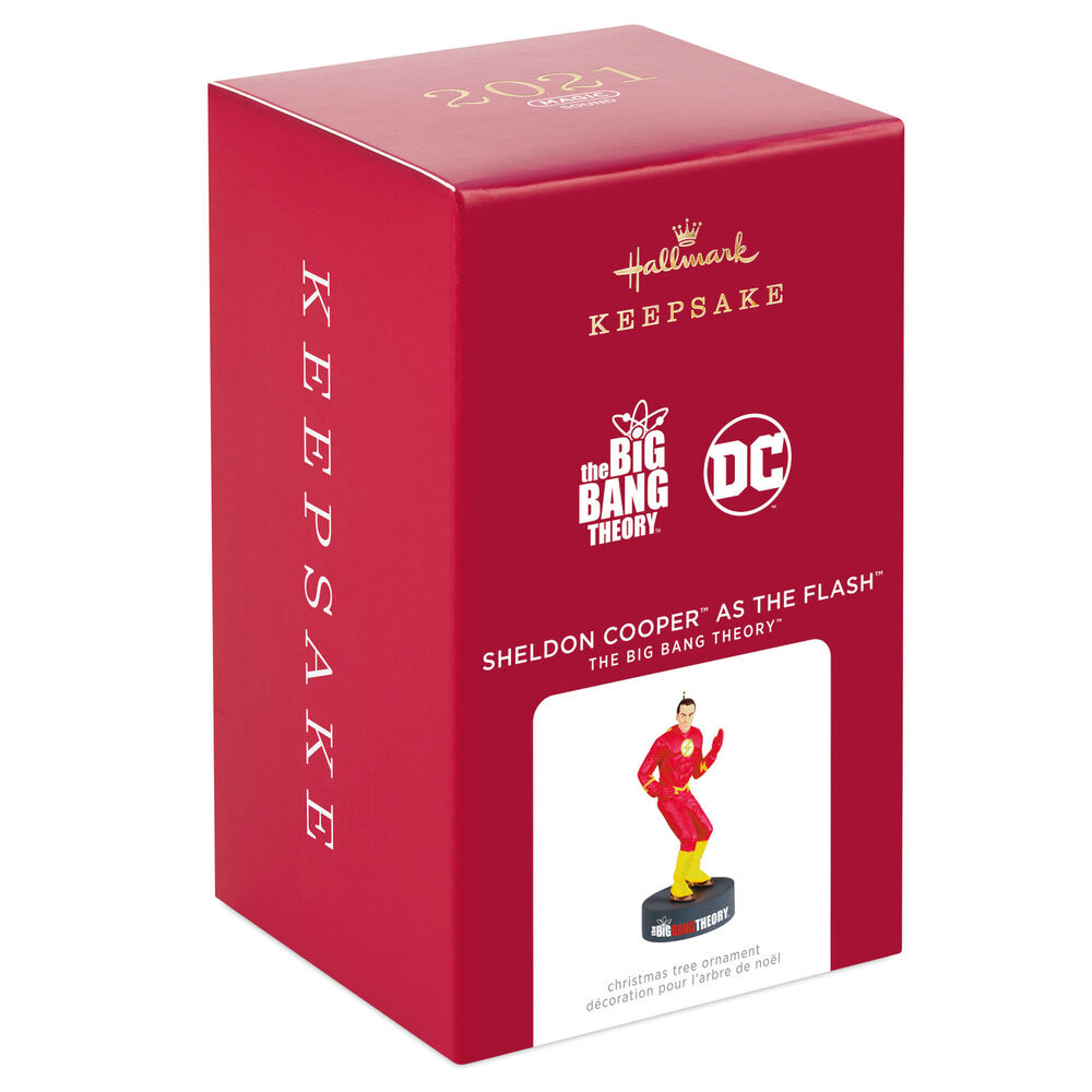 2021 Hallmark Keepsake Ornament - The Big Bang Theory Sheldon Cooper as The Flash with Sound