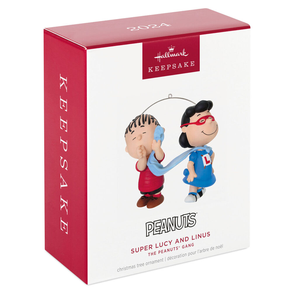 2024 Hallmark Keepsake Ornament - The Peanuts Gang Super Lucy and Linus