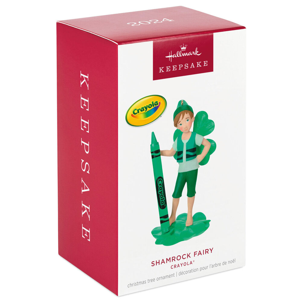 2024 Hallmark Keepsake Ornament - Crayola Shamrock Fairy