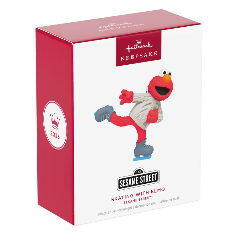 2025 Hallmark Keepsake Ornament - Sesame Street Skating with Elmo