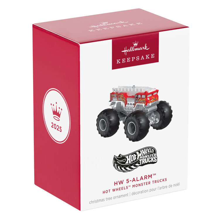 2025 Hallmark Keepsake Ornament - Hot Wheels Monster Trucks HW 5-Alarm