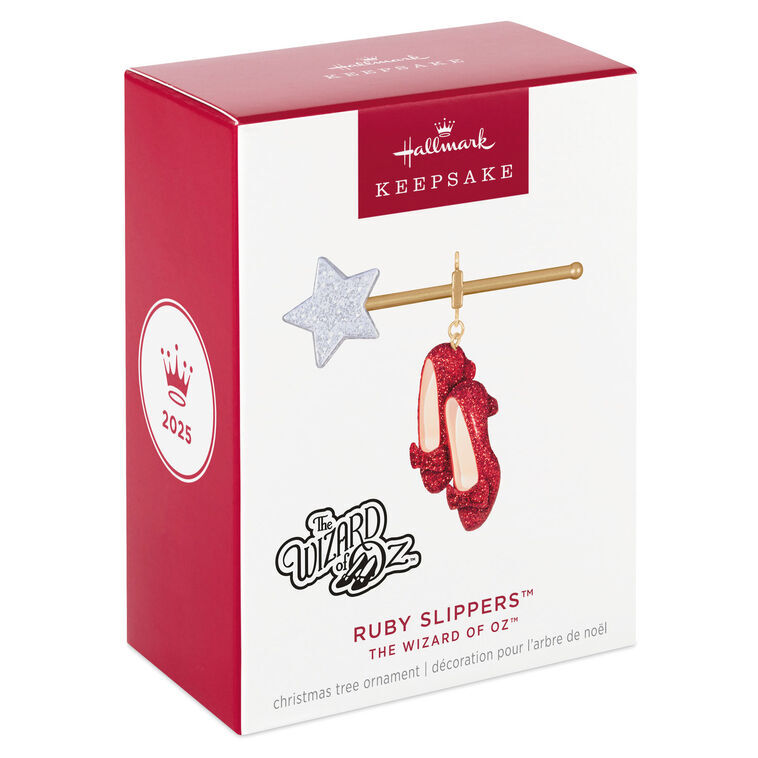 2025 Hallmark Keepsake Ornament - The Wizard of Oz Ruby Slippers