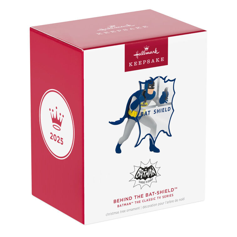2025 Hallmark Keepsake Ornament - DC Batman the Classic TV Series Behind the Bat-Shield