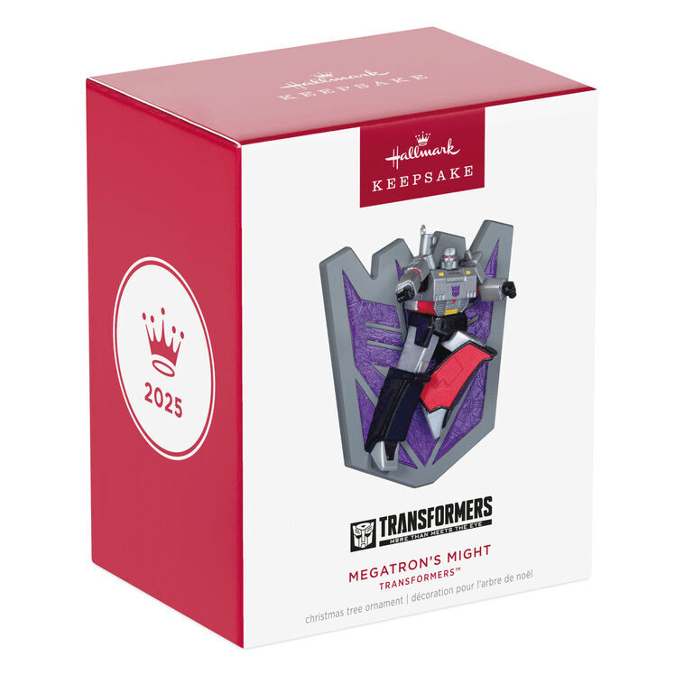 2025 Hallmark Keepsake Ornament - Transformers Megatron's Might