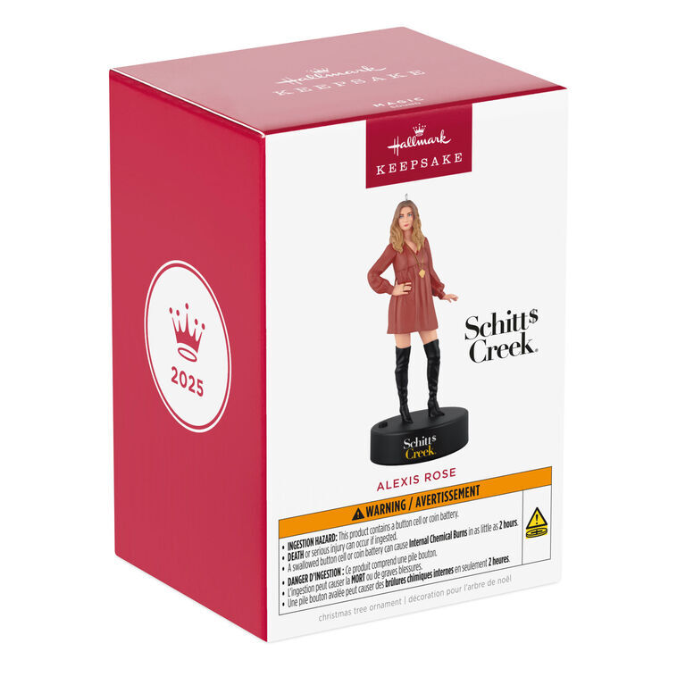 2025 Hallmark Keepsake Ornament - Schitt's Creek Alexis Rose with Sound