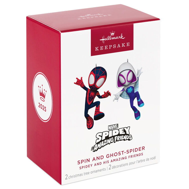 2025 Hallmark Keepsake Ornament - Marvel Spidey and His Amazing Friends Spin & Ghost-Spider