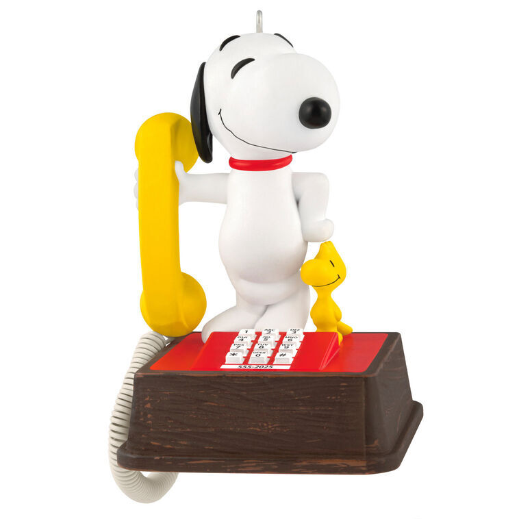 2025 Hallmark Keepsake Ornament - Peanuts 75th Anniversary Hello, Snoopy! with Sound