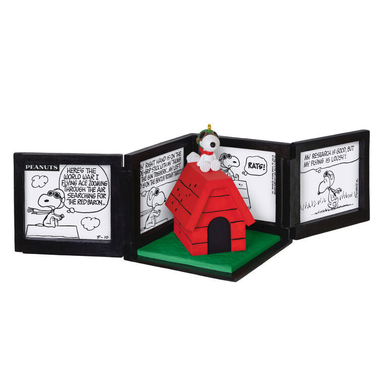 2025 Hallmark Keepsake Ornament - Peanuts 75th Anniversary Snoopy as the Flying Ace Musical