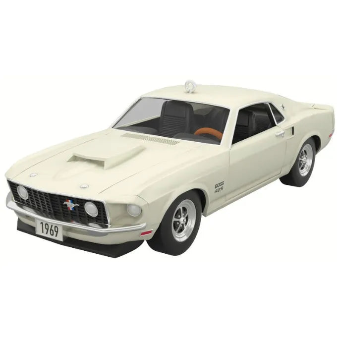 2024 Hallmark Keepsake Ornament - Lil' Classic Cars 1969 Ford Mustang Boss 429 Metal (Mini)