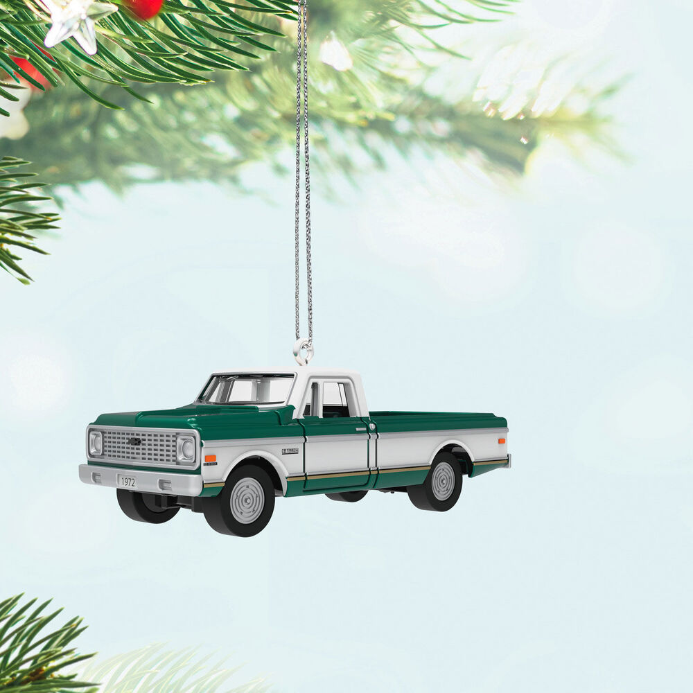 2024 Hallmark Keepsake Ornament - Lil' American Trucks 1972 Chevrolet Cheyenne Super Metal (Mini)
