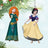 2024 Hallmark Keepsake Ornament - Disney Princesses Merida and Snow White (Mini Set of 2)