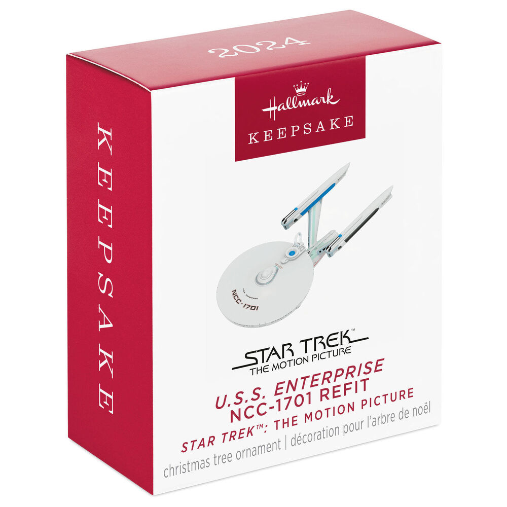 2024 Hallmark Keepsake Ornament - Star Trek: The Motion Picture U.S.S. Enterprise NCC-1701 Refit (Mini)