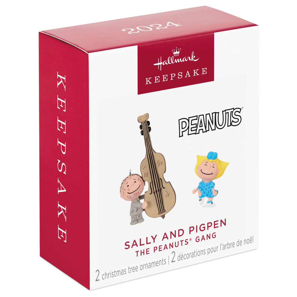 2024 Hallmark Keepsake Ornament - The Peanuts Gang Sally and Pigpen (Mini Set of 2)