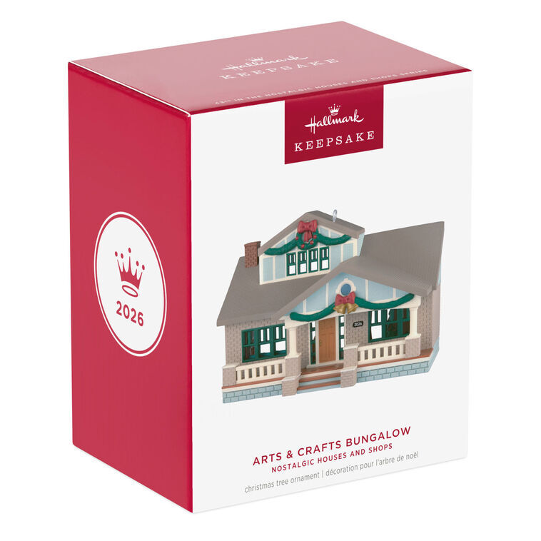 2026 Hallmark Keepsake Ornament - Nostalgic Houses and Shops Arts & Crafts Bungalow