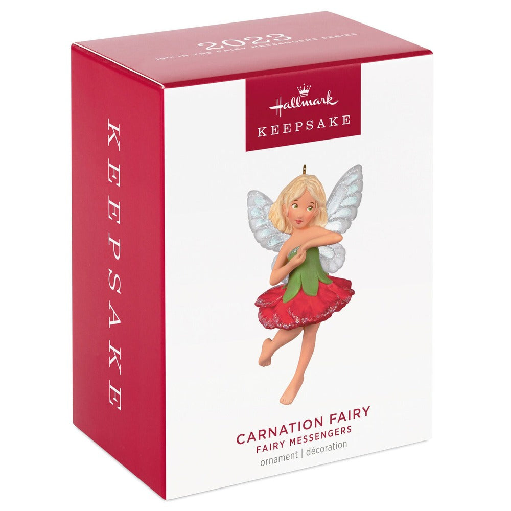 2023 Hallmark Keepsake Ornament - Fairy Messengers Carnation Fairy