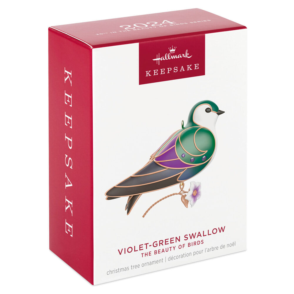 2024 Hallmark Keepsake Ornament - The Beauty of Birds Violet-Green Swallow