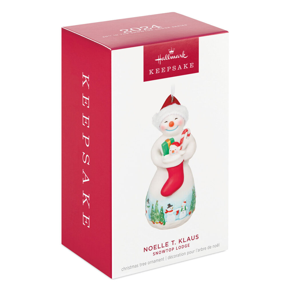 2024 Hallmark Keepsake Ornament - Snowtop Lodge Noelle T. Klaus Porcelain