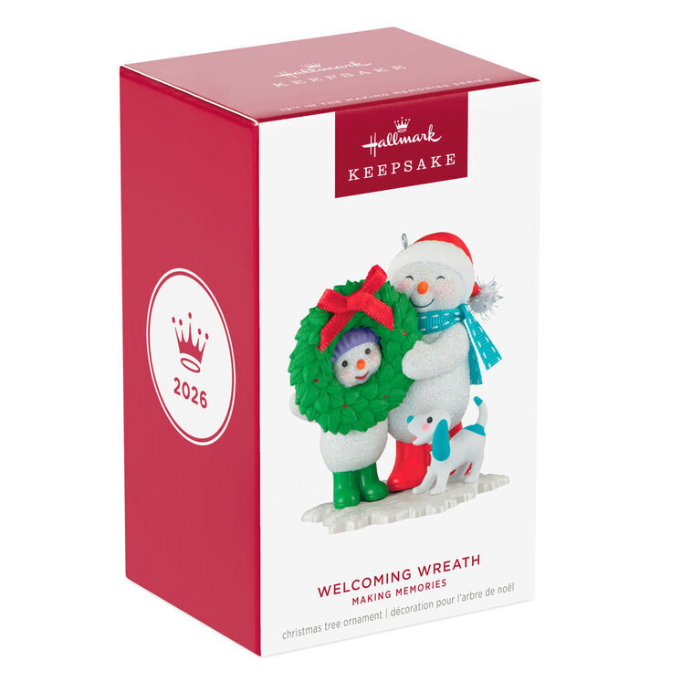 2026 Hallmark Keepsake Ornament - Making Memories Welcoming Wreath