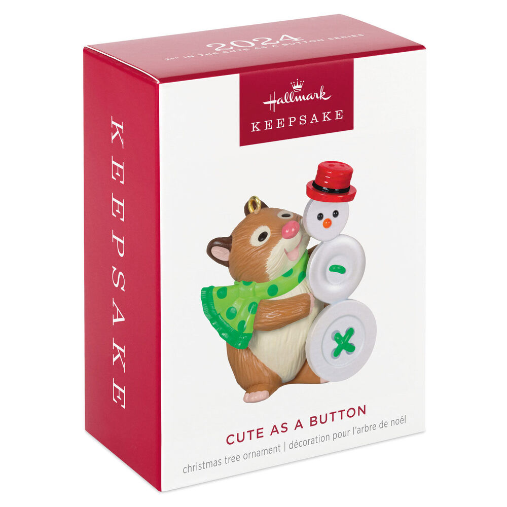 2024 Hallmark Keepsake Ornament - Cute As A Button