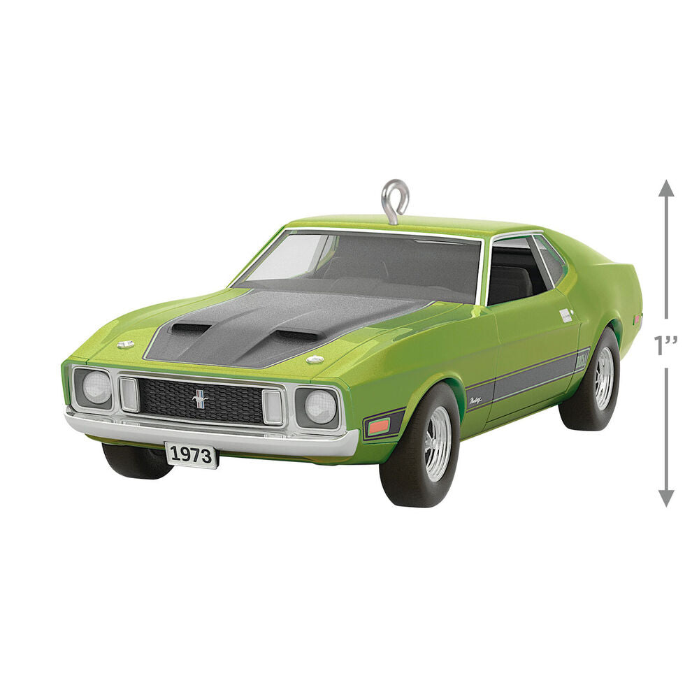 2023 Hallmark Keepsake Ornament - Classic American Cars 1973 Ford Mustang Mach 1 Metal