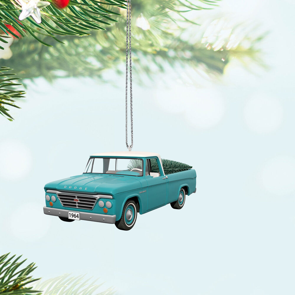 2024 Hallmark Keepsake Ornament - All-American Trucks 1964 Dodge D-100 Metal
