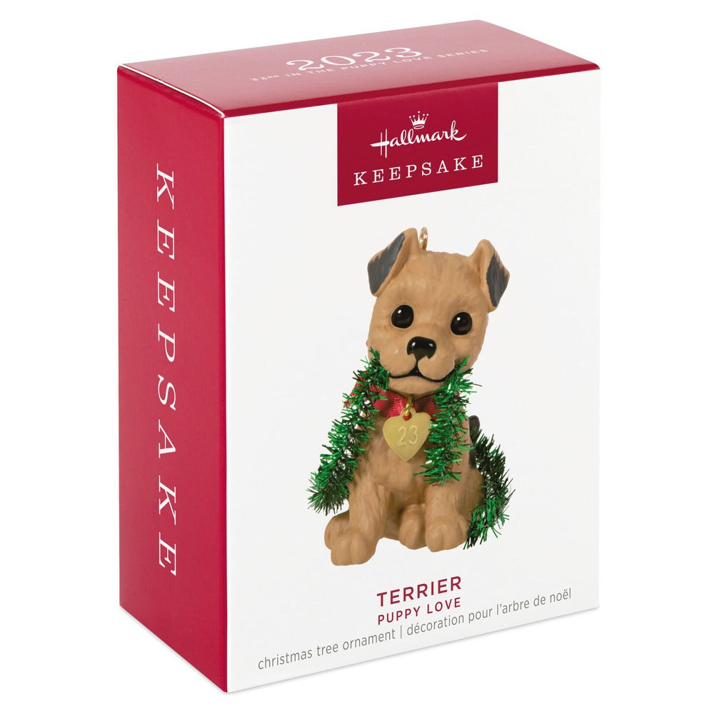 2023 Hallmark Keepsake Ornament - Puppy Love Terrier