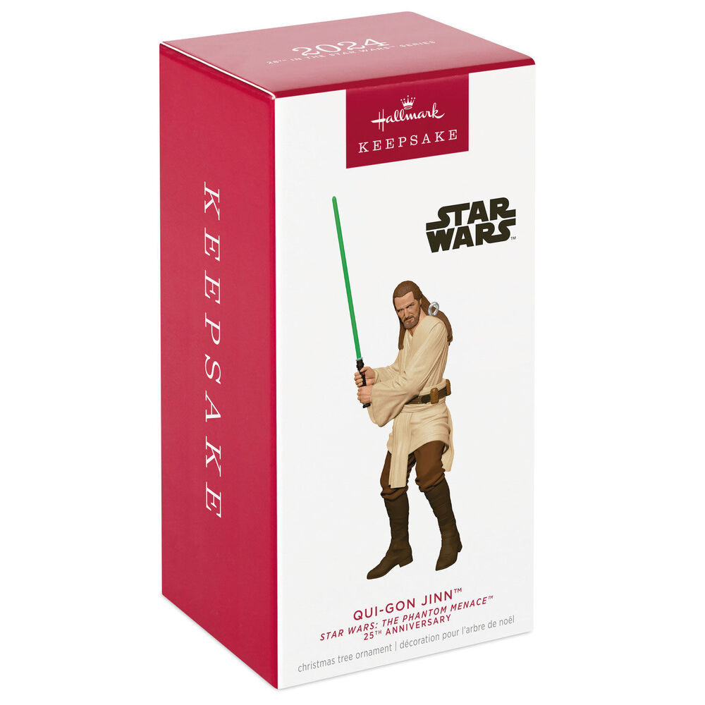 2024 Hallmark Keepsake Ornament - Star Wars: The Phantom Menace 25th Anniversary Qui-Gon Jinn