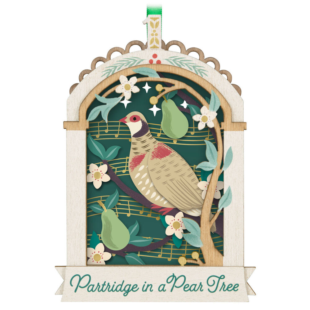2024 Hallmark Keepsake Ornament - Twelve Days of Christmas Papercraft