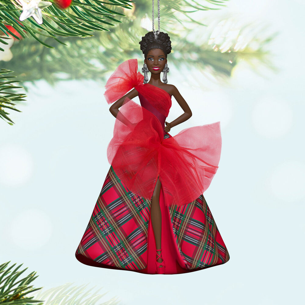 2024 Hallmark Keepsake Ornament - African-American Holiday Barbie