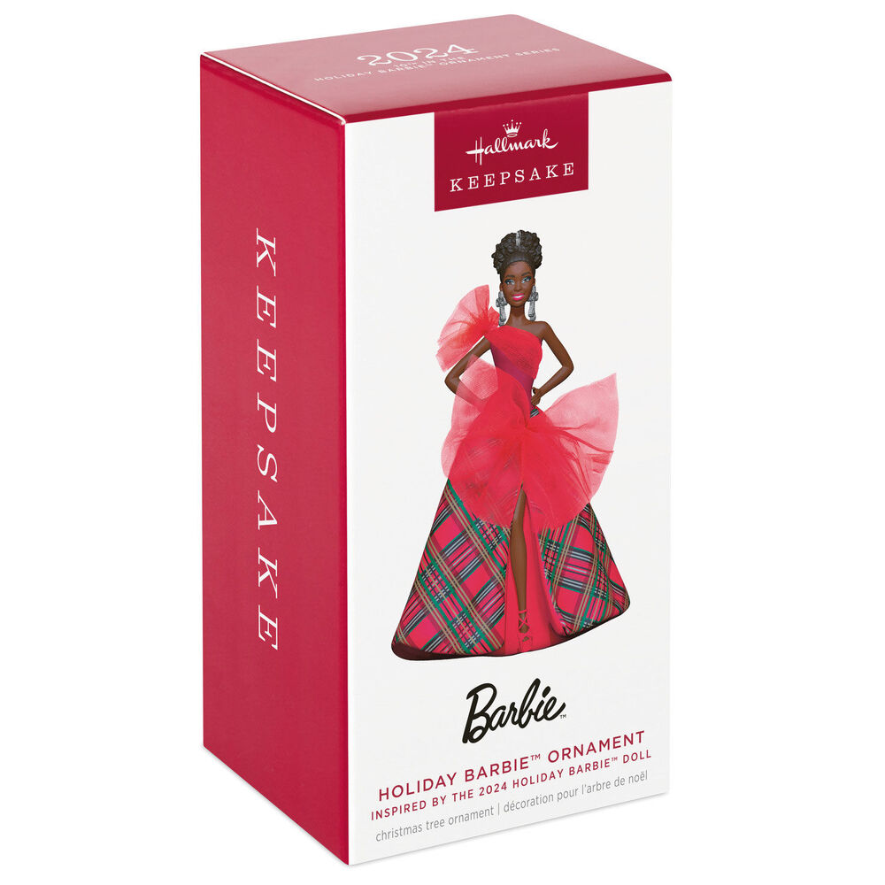 2024 Hallmark Keepsake Ornament - African-American Holiday Barbie