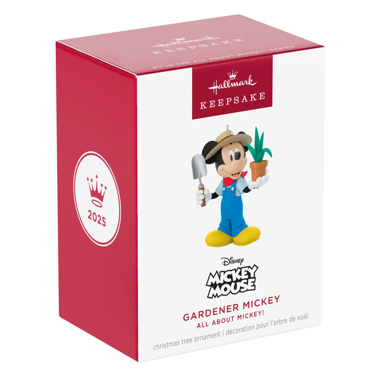 2025 Hallmark Keepsake Ornament - Disney Gardener Mickey (4th in the All About Mickey! Series)
