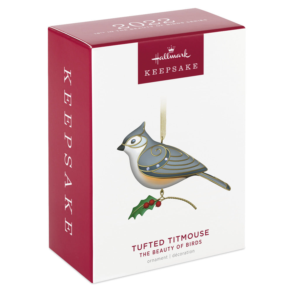 2022 Hallmark Keepsake Ornament - The Beauty of Birds Tufted Titmouse