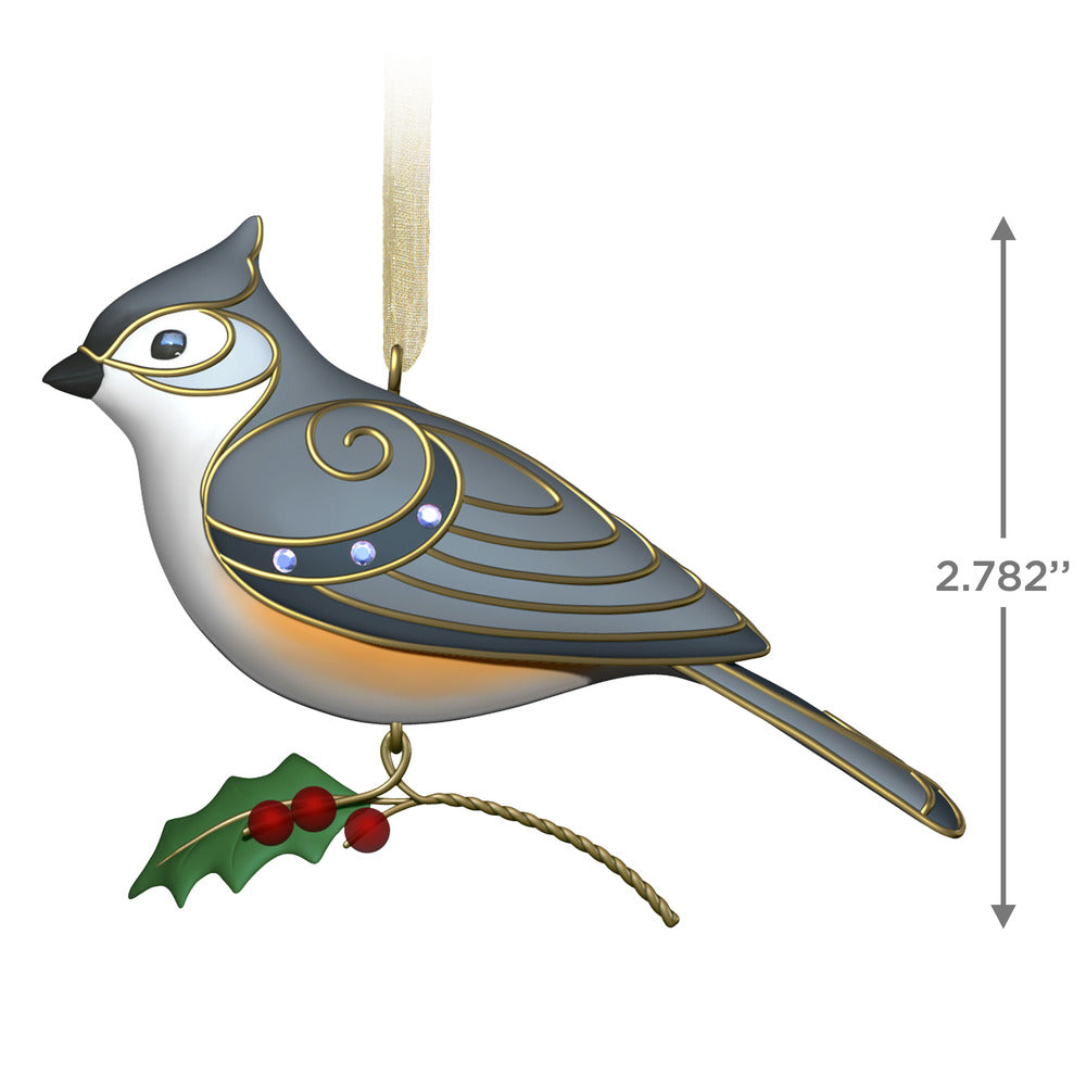 2022 Hallmark Keepsake Ornament - The Beauty of Birds Tufted Titmouse