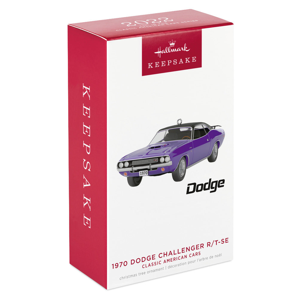 2022 Hallmark Keepsake Ornament - Classic American Cars 1970 Dodge Challenger R/T - SE Metal