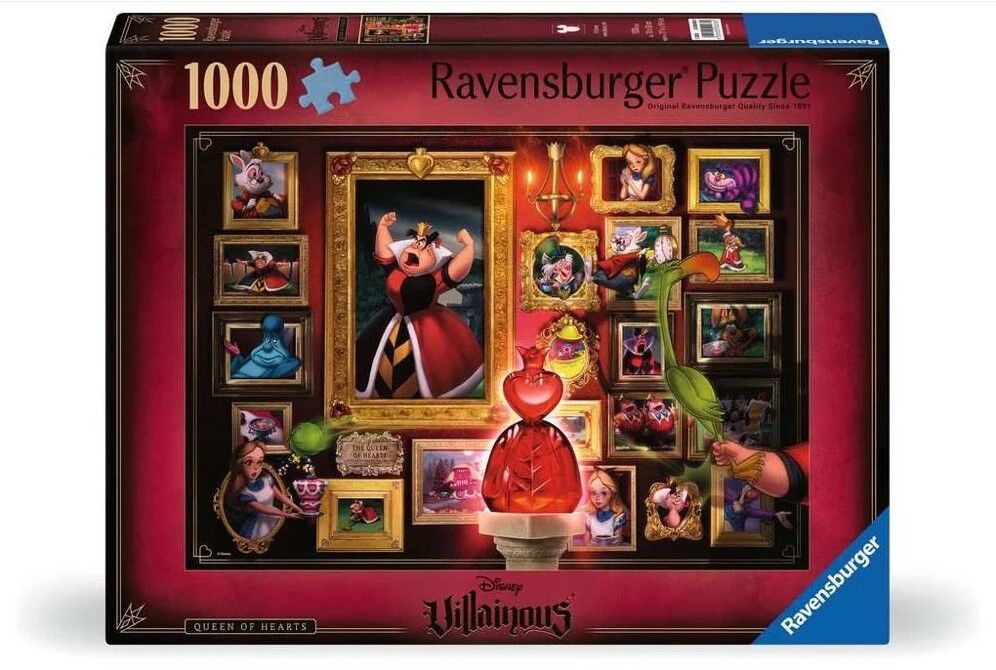 Ravensburger Puzzle 1000pc - Disney Villainous Queen of Hearts