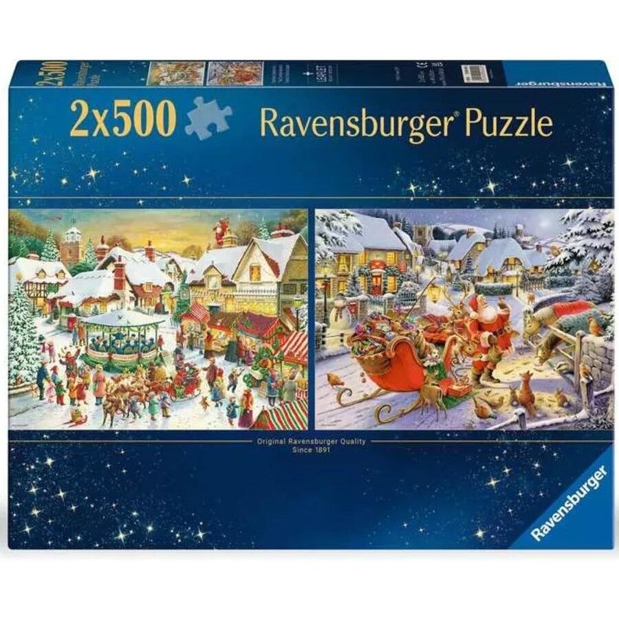 Ravensburger Puzzle 2x500pc - Christmas Collection