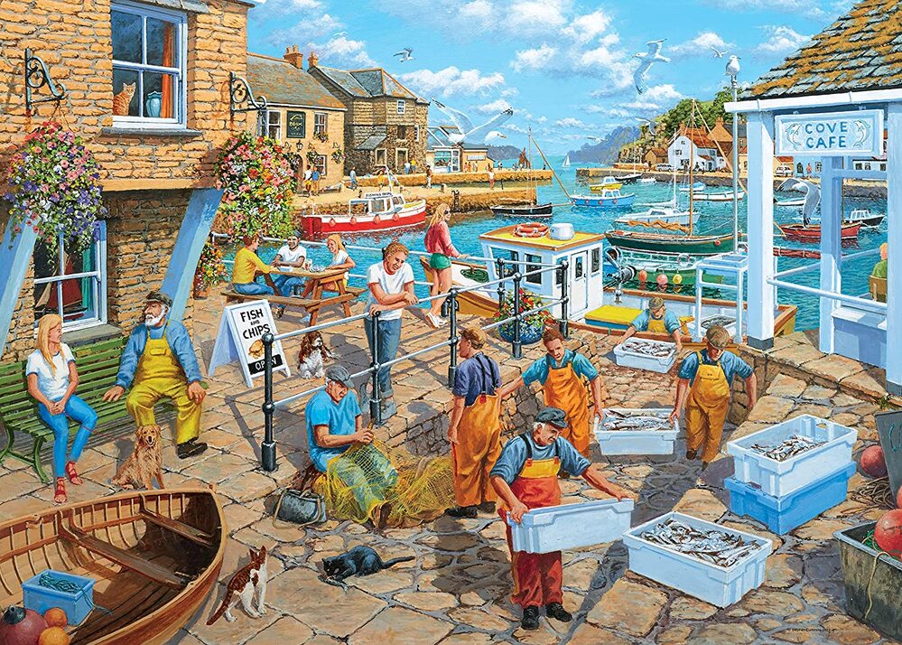 Ravensburger Puzzle 1000pc - Fisherman's Life