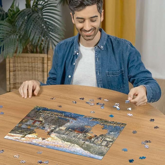 Ravensburger Puzzle 500pc - Sunrise At The Port